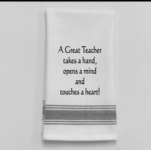 Tea towel - A Great Teacher